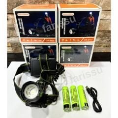 OR-8117 Profesyonel Şarj Edilebilir Kafa Lambası (3x5800 mAh Pil, 8 Modlu, Güç Bankası Özellikli)