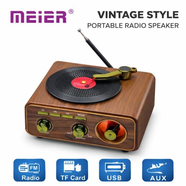 MD-1317BT Nostaljik Pikap Tasarımlı Bluetooth Radyo & Hoparlör