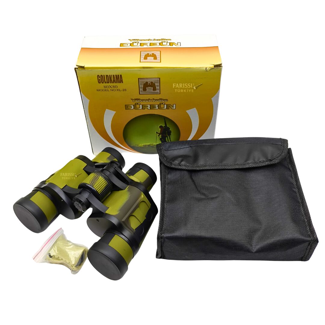 KL-28 80x80 Kamuflaj Desenli Profesyonel El Dürbünü