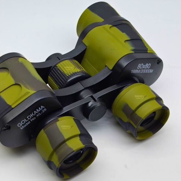 KL-28 80x80 Kamuflaj Desenli Profesyonel El Dürbünü