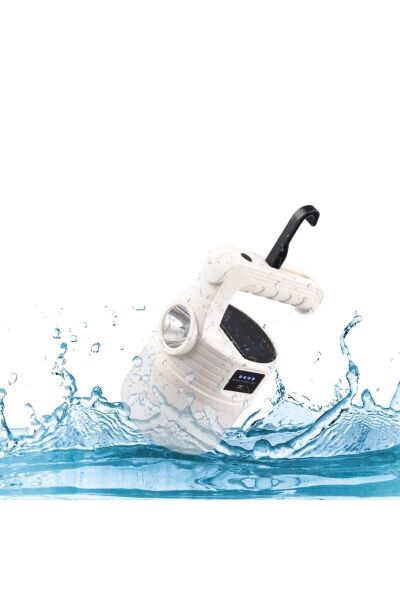 P-300w 10modlu Güneş Enerjili Solar Aydınlatma Kamp Çadır Lambası Ampül Led Şarjlı Işıldak El Feneri