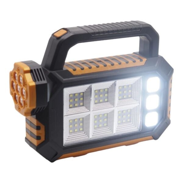 Gold Silver Gs 490 15w Güneş Enerjili Çok Fonksiyonlu Fener