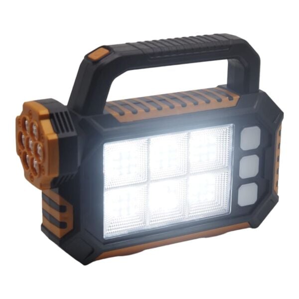 Gold Silver Gs 490 15w Güneş Enerjili Çok Fonksiyonlu Fener