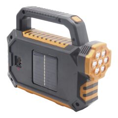 Gold Silver Gs 490 15w Güneş Enerjili Çok Fonksiyonlu Fener