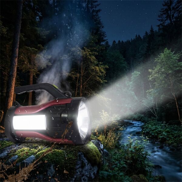 Gold Kama T96 7 Modlu Güneş Enerjili Çok Fonksiyonlu El Feneri Mini Fener Dahil