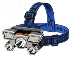 DailyLink 5LED Dahili Pil USB Şarj Edilebilir Kafa Feneri Lambası