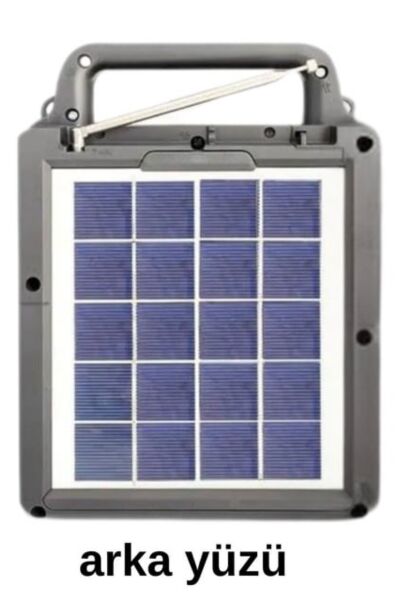 Everton Rt-913 Şarjlı Fm/usb/bt Güneş Enerjili 2 Ampullü Solar Set (KABLOSUZ TELEFON ŞARJ) Özelikli