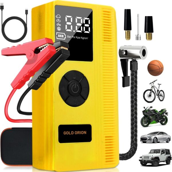 OR10689 3000A Akü Takviye Cihazı, 150 PSI Hava Kompresörü ve Taşınabilir Powerbank