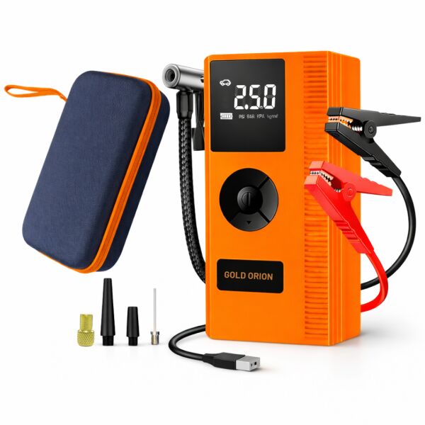 3000A Profesyonel Akü Takviye Cihazı ve 150 PSI Taşınabilir Hava Kompresörü - 12V Powerbank