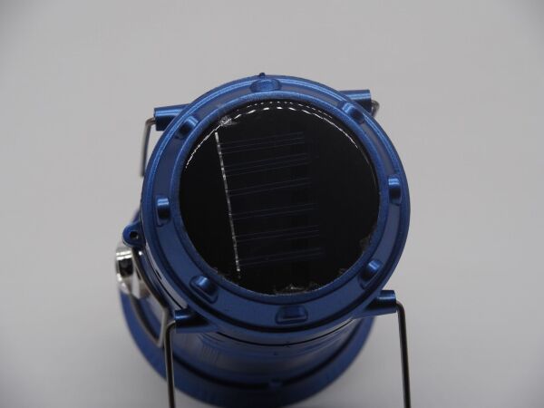 pasajdanal El Feneri Işıldak Fanus 6+1 Şarjlı solar kamp feneri mavi