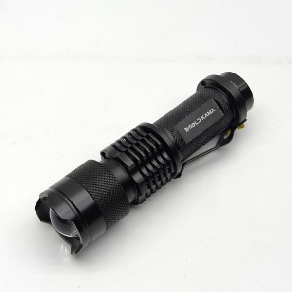 Gold Kama Zoomlu Şarj Edilebilir Kompakt El Feneri Seti - 1300 mAh