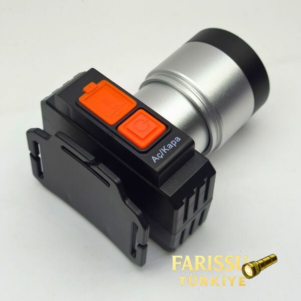 2400 Lümen Güçlü LED Kafa Lambası - 4 Modlu, SOS Özellikli, Yağmur Geçirmez