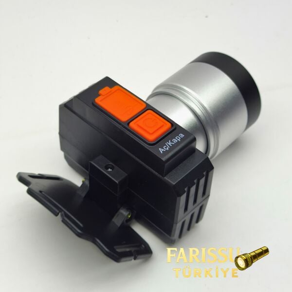 2400 Lümen Güçlü LED Kafa Lambası - 4 Modlu, SOS Özellikli, Yağmur Geçirmez