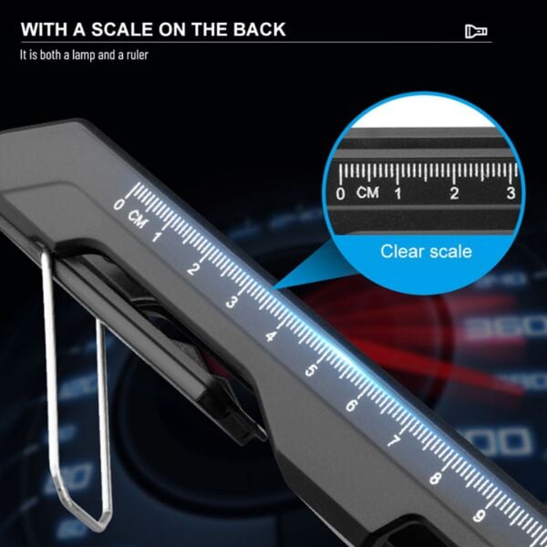 Gold Silver GS-2070 30W Şarjlı Mıknatıslı Katlanabilir LED Çalışma Lambası - Oto Tamir ve Kamp Feneri