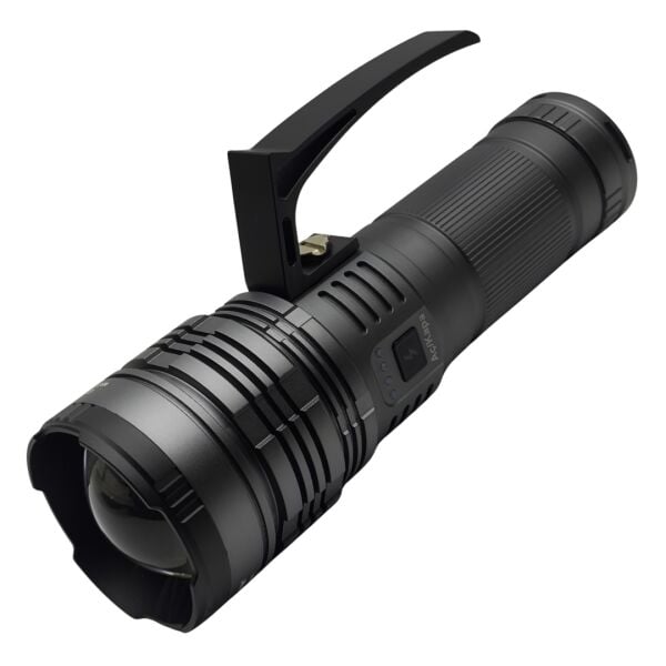 GS-15100  El Feneri - 12.000 Lümen - 32.000 mAh Dev Batarya - 3 KM Menzilli Zoomlu Fener