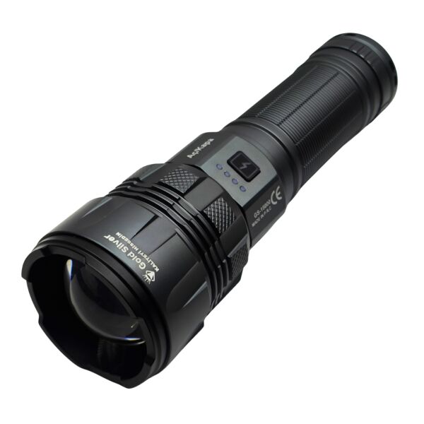 GS-15000 Profesyonel Şarjlı El Feneri - 14000 Lümen Yüksek Performanslı Projektör