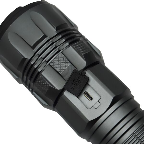 GS-15000 Profesyonel Şarjlı El Feneri - 14000 Lümen Yüksek Performanslı Projektör