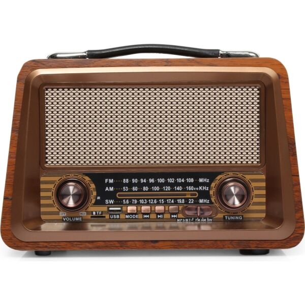 Nostalji Radyo Bluetooth USB Destekli Büyük Boy ve Güçlü Ses