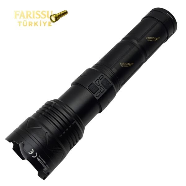 Gold Kama 15000 Lümen Ultra Güçlü Avcı Feneri - 30.400 mAh Kapasite ile 15 Saate Kadar Çalışma
