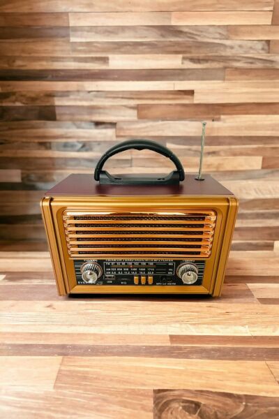 RT-871 Bluetooth Nostalji ,Şarjlı 3 Band Radyo ,usb, sd ,Aux, mp3 Müzik Kutusu