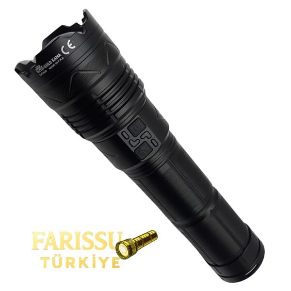 Gold Kam a Elite Series: 15.000 Lümen Profesyonel Uzak Menzil El Feneri Seti