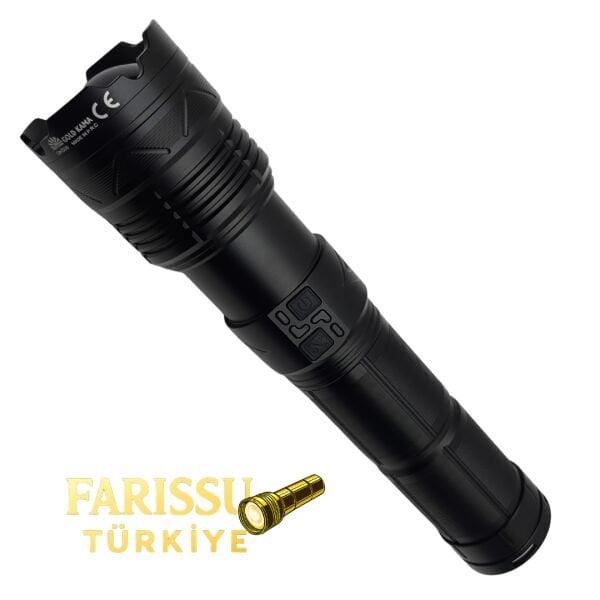 Gold Kam a Elite Series: 15.000 Lümen Profesyonel Uzak Menzil El Feneri Seti