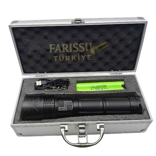 Gold Kam a Elite Series: 15.000 Lümen Profesyonel Uzak Menzil El Feneri Seti