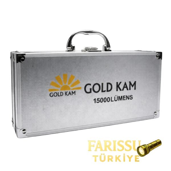Gold Kam a Elite Series: 15.000 Lümen Profesyonel Uzak Menzil El Feneri Seti