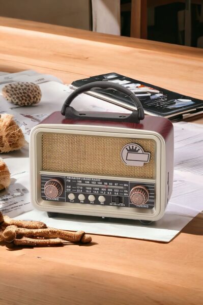 Nostaljik Bluetoothlu Rt-860 Usb / Sd / Radyo Müzik Kutusu Rt860