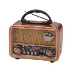 Nostaljik Bluetoothlu Rt-860 Usb / Sd / Radyo Müzik Kutusu Rt860