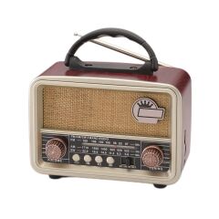 Nostaljik Bluetoothlu Rt-860 Usb / Sd / Radyo Müzik Kutusu Rt860