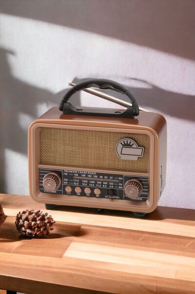 Nostaljik Bluetoothlu Rt-860 Usb / Sd / Radyo Müzik Kutusu Rt860