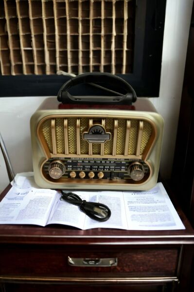 Nostaljik Bluetoothlu Rt-850 Usb / Bt / Radyo Müzik Kutusu
