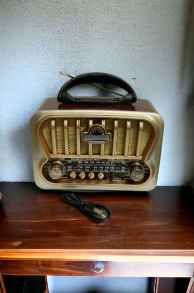 Nostaljik Bluetoothlu Rt-850 Usb / Bt / Radyo Müzik Kutusu