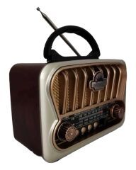 Nostaljik Bluetoothlu Rt-850 Usb / Bt / Radyo Müzik Kutusu