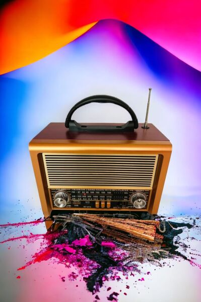 Rt-872bt Bluetooth Fm-usb-tf Card Şarjlı Nostaljik Radyo