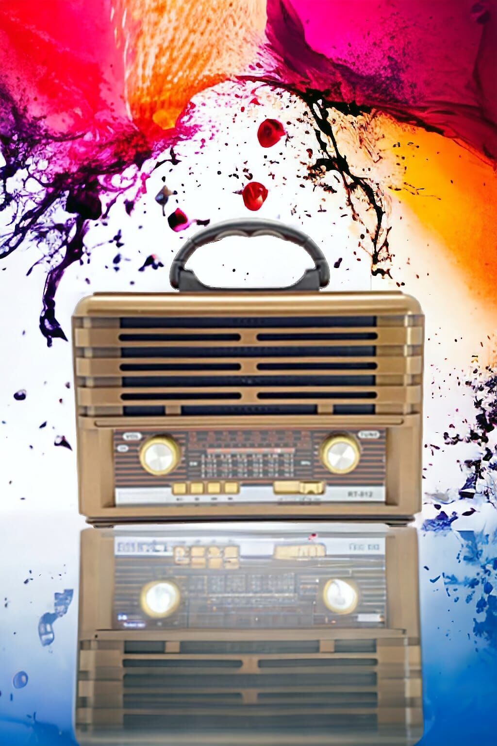 Rt-812 Usb-sd-fm Nostaljik Radyo Müzik Kutusu