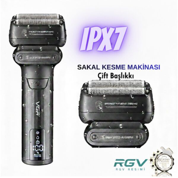 VGR V-368 Profesyonel Yaprak Tıraş Makinesi - AFA Lisanslı, 9000 RPM Yüksek Hız ve Islak/Kuru