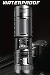 Çok Fonksiyonlu Şarj Göstergeli El Feneri – Yüksek Işık Gücü ve Uzun Pil Ömrü dijital gösterge