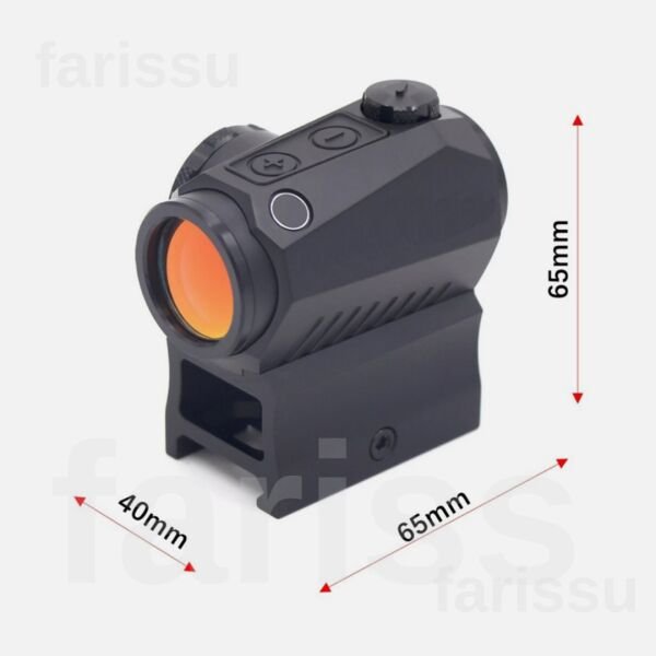 Romeo 5 Hareket Sensörlü Kırmızı Nokta Optik Nişangah - 2 MOA Red Dot (Çift Ayaklı Full Set)