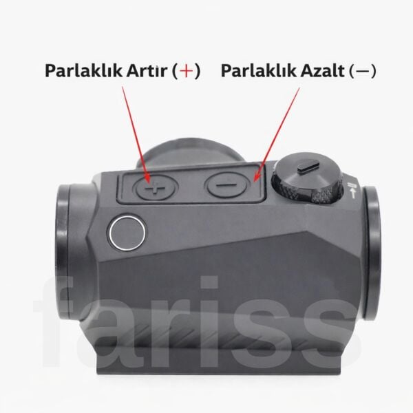 Romeo 5 Hareket Sensörlü Kırmızı Nokta Optik Nişangah - 2 MOA Red Dot (Çift Ayaklı Full Set)