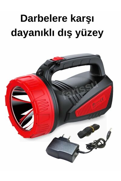 Gold Kama 50 saat çalışma süreli 8000mah el feneri projektör