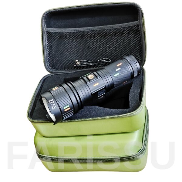 Small Sun SM-T707 6000 Lümen Şarjlı Profesyonel Zoomlu El Feneri - Type-C