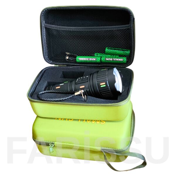 Small Sun SM-T707 6000 Lümen Şarjlı Profesyonel Zoomlu El Feneri - Type-C