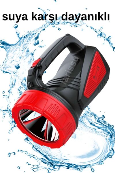 Gold Kama 50 saat çalışma süreli 8000mah el feneri projektör