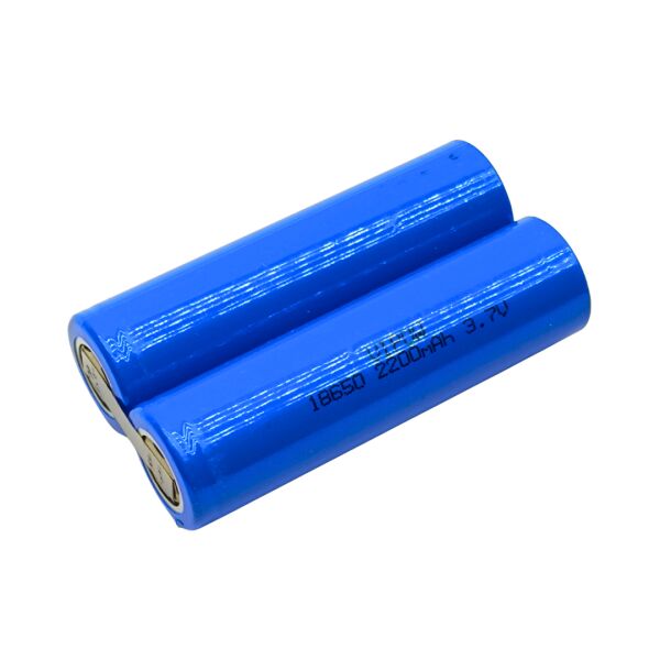 VIPOW 18650 2200mAh 3.7V Li-ion İkili Batarya Bloğu (Puntalı)