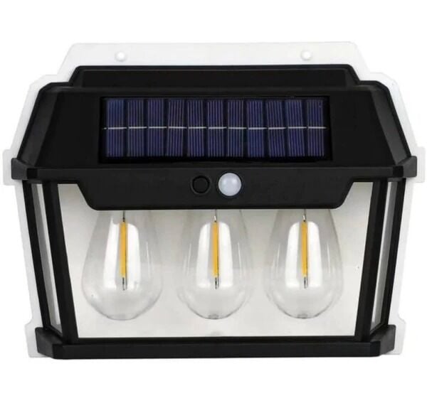 2 adet Solar penelli hareket algılama sensörlü otomatik kapanma özelliğine sahip kızıl ötesi aplik