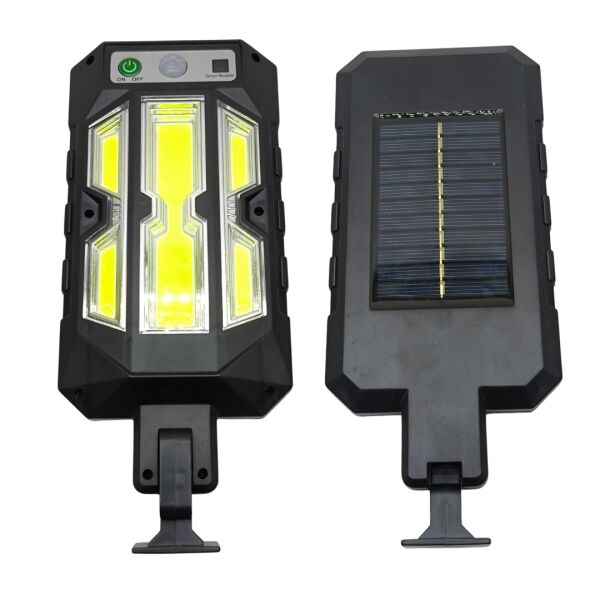 Güneş Enerjili 68 LED'li Solar Sokak Lambası – Bahçe Duvar Aydınlatması, Hareket Sensörlü