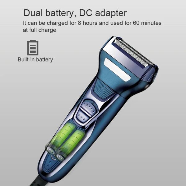 SK-577 3’ü 1 Arada Erkek Bakım Seti - Şarjlı Tıraş Makinesi, Burun Kılı Temizleme ve Saç Kesme