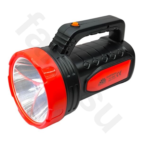 Gold Kama FC-3606 Şarjlı LED Projektör - 10W Güçlü El Feneri (400-500m Menzil)